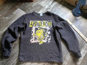 SpongeBob SquarePants Graphic Sweatshirt Men's Medium Delta Fleece Crewneck